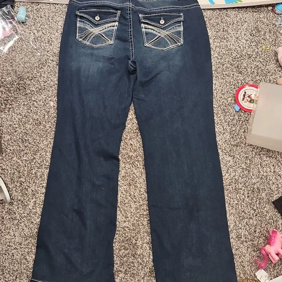 Wildflowers Women's Blue Jeans Size 18 Long - Picture 12 of 12